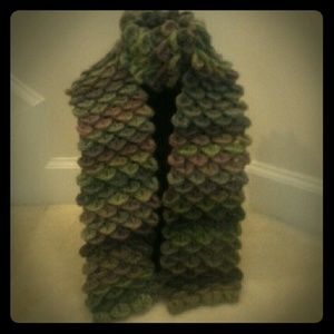 Handmade Crocodile Stitch Scarf